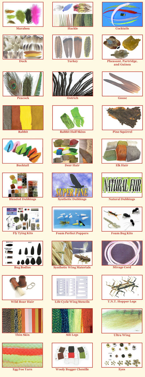 fly tying materials