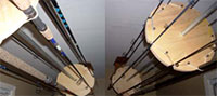 rod dryer for up to 8 rods