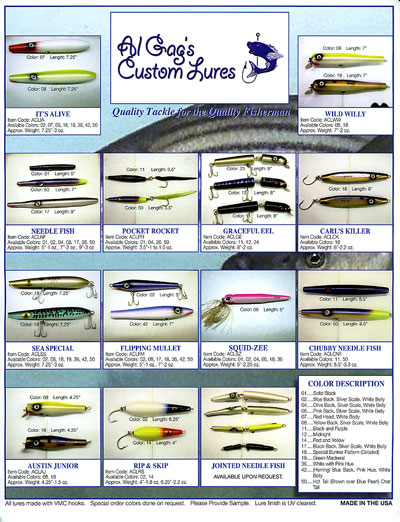 al gag custom lures