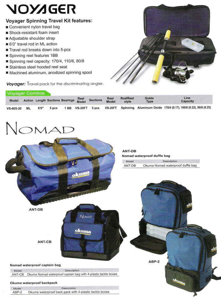 Okuma Travel Kits