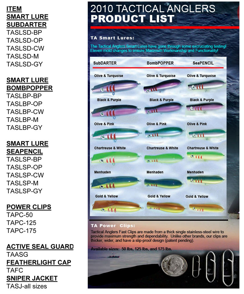 tactical anglers smart lures