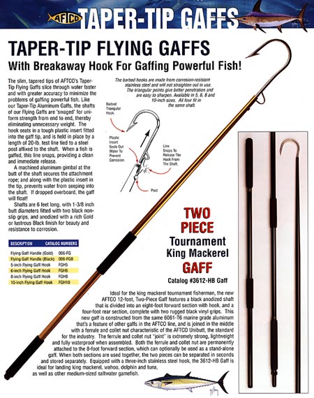 Aftco Taper-Tip Gaffs