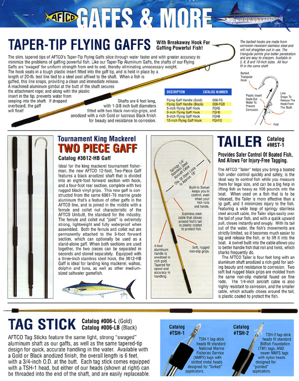 Aftco Taper-Tip Flying Gaffs