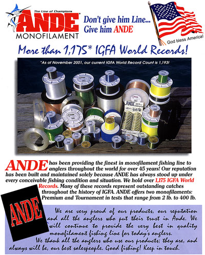 Ande Monofilament Line